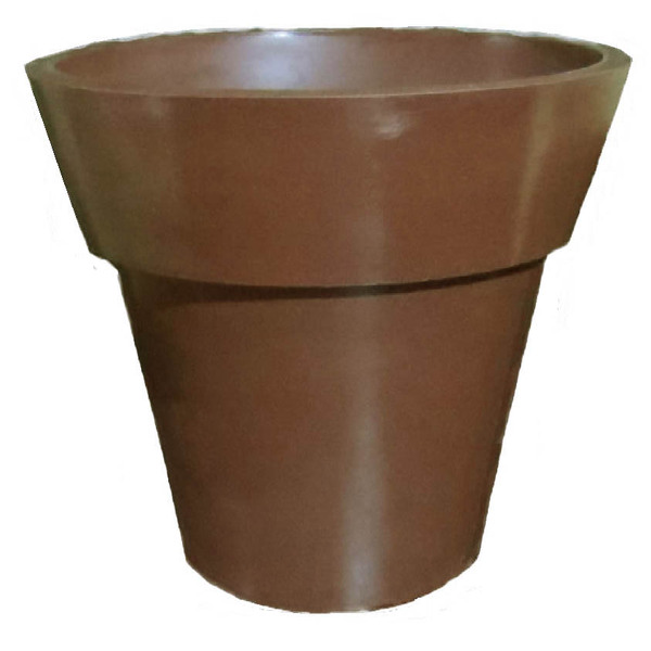 Vaso Planta 70x80 Ibiza Polietileno - Marrom Cafe 003