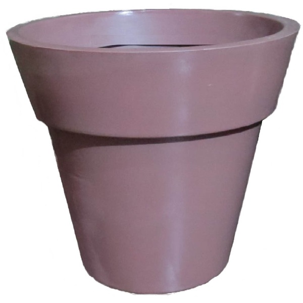 Vaso Planta 70x80 Ibiza Polietileno - Marrom Chocolate 020