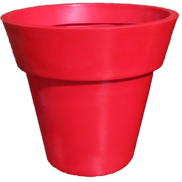 Vaso Planta 70x80 Ibiza Polietileno - Vermelho Pau Brasil 005