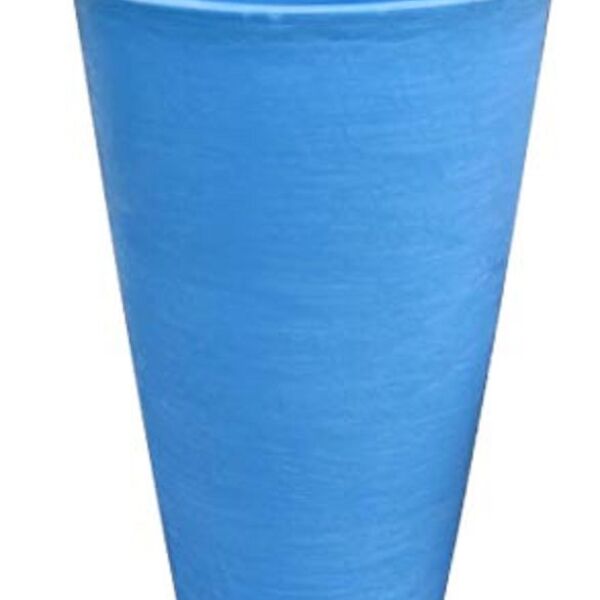 Vaso Planta 75x50 Redondo Cônico Polietileno - Azul Bebe 019