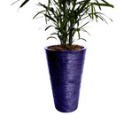 Vaso Planta 75x50 Redondo Cônico Polietileno - Lilas Violeta