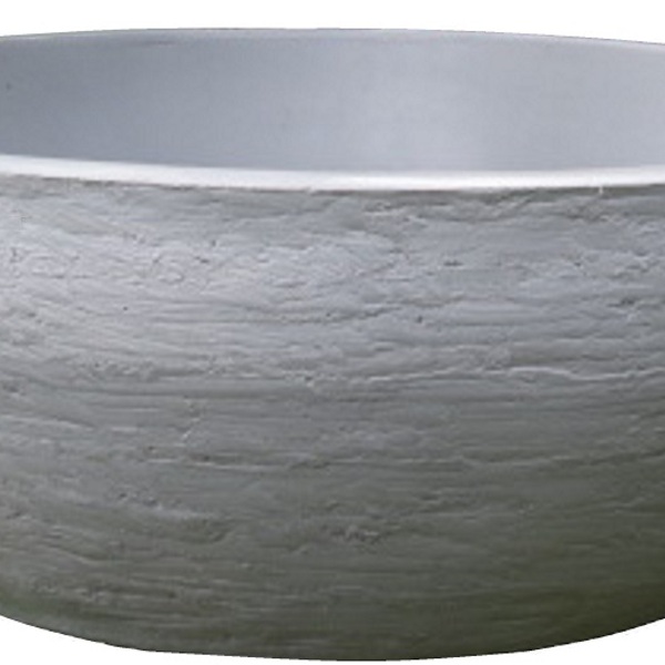 Vaso Planta 80x30 Bacia Polietileno - Cinza Cimento 004