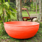 Vaso Planta 80x30 Bacia Polietileno - Laranja Sunset 010