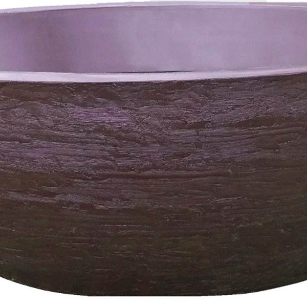 Vaso Planta 80x30 Bacia Polietileno - Marrom Cafe 003
