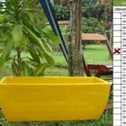 Vaso Planta 80x30 Jardineira Floreira Polietileno - Amarelo G