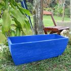 Vaso Planta 80x30 Jardineira Floreira Polietileno - Azul Arar