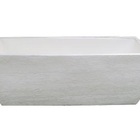 Vaso Planta 80x30 Jardineira Floreira Polietileno - Branco 006