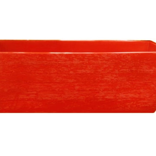 Vaso Planta 80x30 Jardineira Floreira Polietileno - Laranja S