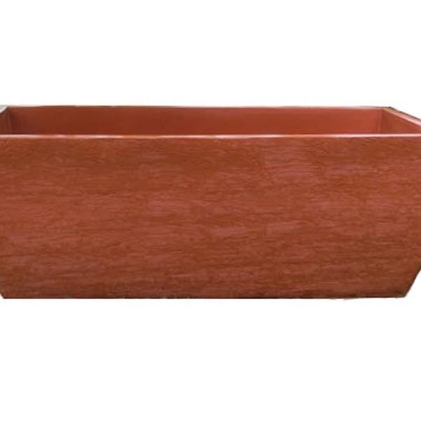 Vaso Planta 80x30 Jardineira Floreira Polietileno - Terracota 016 ...