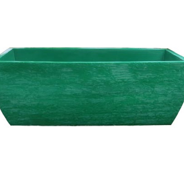 Vaso Planta 80x30 Jardineira Floreira Polietileno - Verde Ban
