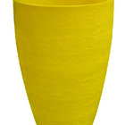 Vaso Planta 80x50 Oval Moderno Polietileno - Amarelo Girassol