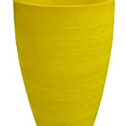 Vaso Planta 80x50 Oval Moderno Polietileno - Amarelo Girassol