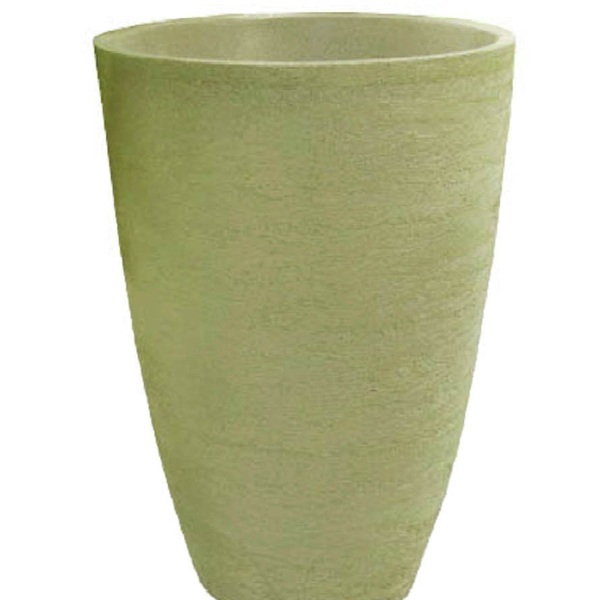 Vaso Planta 80x50 Oval Moderno Polietileno - Areia 001