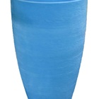 Vaso Planta 80x50 Oval Moderno Polietileno - Azul Bebe 019