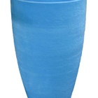 Vaso Planta 80x50 Oval Moderno Polietileno - Azul Bebe 019