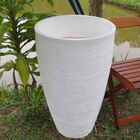 Vaso Planta 80x50 Oval Moderno Polietileno - Branco 006