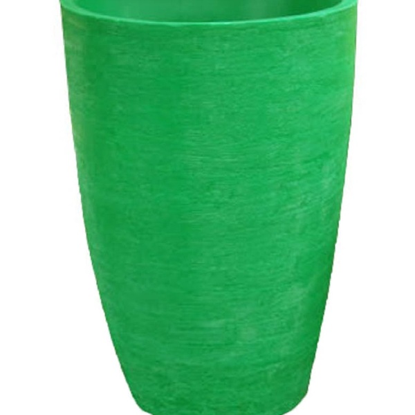 Vaso Planta 80x50 Oval Moderno Polietileno - Verde Bandeira 0