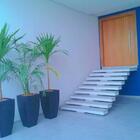 Vaso Planta 90x45 Moderno Trapézio Polietileno - Areia 001