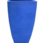 Vaso Planta 90x45 Moderno Trapézio Polietileno - Azul Arara 0