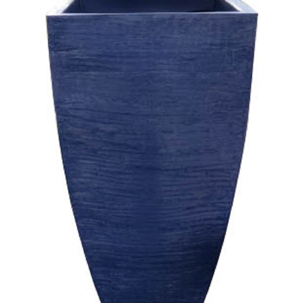 Vaso Planta 90x45 Moderno Trapézio Polietileno - Azul Escuro
