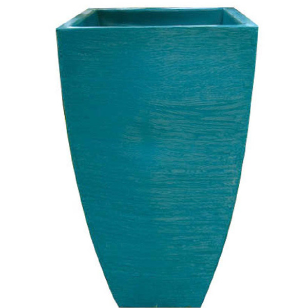 Vaso Planta 90x45 Moderno Trapézio Polietileno - Azul Turques