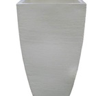 Vaso Planta 90x45 Moderno Trapézio Polietileno - Branco 006