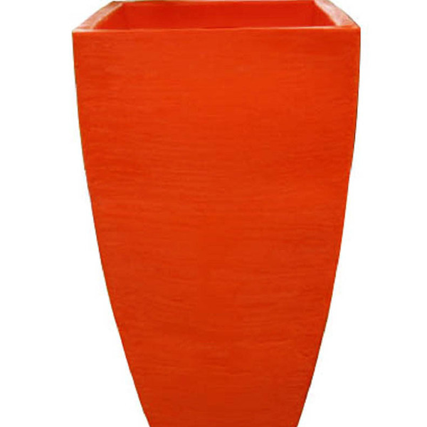 Vaso Planta 90x45 Moderno Trapézio Polietileno - Laranja Suns