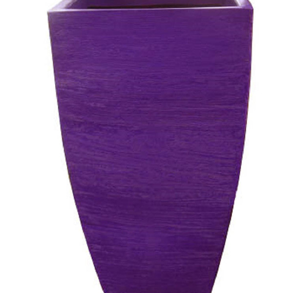 Vaso Planta 90x45 Moderno Trapézio Polietileno - Lilas Violet