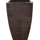 Vaso Planta 90x45 Moderno Trapézio Polietileno - Marrom Cafe