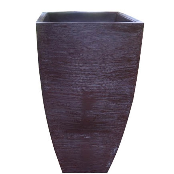 Vaso Planta 90x45 Moderno Trapézio Polietileno - Marrom Madei