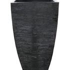 Vaso Planta 90x45 Moderno Trapézio Polietileno - Preto 002