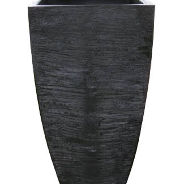 Vaso Planta 90x45 Moderno Trapézio Polietileno - Preto 002