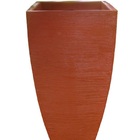 Vaso Planta 90x45 Moderno Trapézio Polietileno - Terracota 016