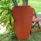 Vaso Planta 90x45 Moderno Trapézio Polietileno - Terracota 016