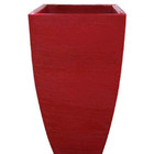 Vaso Planta 90x45 Moderno Trapézio Polietileno - Vinho Bordo