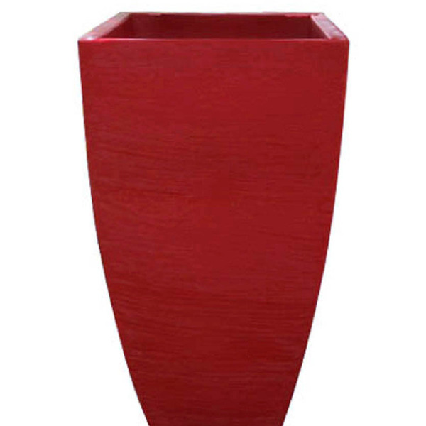 Vaso Planta 90x45 Moderno Trapézio Polietileno - Vinho Bordo