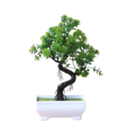 Vaso Planta Árvore Artificial Decoração Mesa Jardim Verde