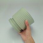 Vaso Planta Cachepô Home&co Cerâmica 13x14x14cm Verde Decorat