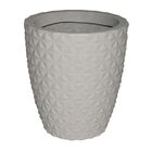 Vaso Planta Decorativo Jardim Polietileno Coluna Diamante 25x