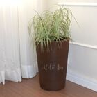 Vaso Planta Decorativo Jardim Polietileno Coluna Redonda 34x5