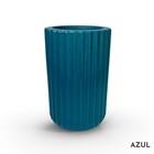 Vaso Planta Decorativo Jardim Sala 30cm Azul