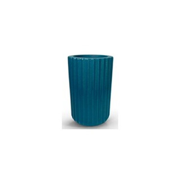 Vaso Planta Decorativo Jardim Sala 45cm Azul