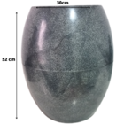 Vaso Planta Decorativo Oval Liso Luxo Em Polietileno