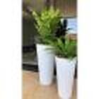 Vaso Planta Decorativo Polietileno Grande Luxo Flores 70x36 B