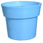 Vaso Planta Extra Grande 100x110 Ibiza Polietileno - Azul Beb