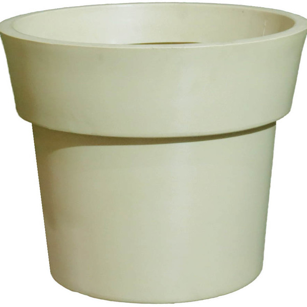 Vaso Planta Extra Grande 100x110 Ibiza Polietileno - Bege Cas