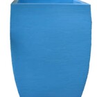 Vaso Planta Grande 80x60 Moderno Trapézio Polietileno - Azul