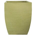 Vaso Planta Grande 80x60 Moderno Trapézio Polietileno - Bege