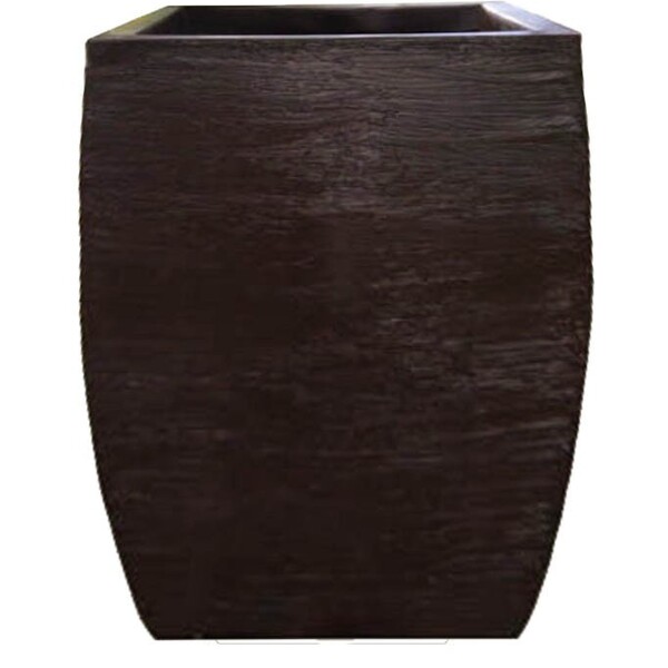 Vaso Planta Grande 80x60 Moderno Trapézio Polietileno - Marro