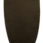 Vaso Planta Grande 80x60 Moderno Trapézio Polietileno - Marro